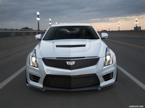 Cadillac Ats V Sedan With Carbon Black Package Color Crystal