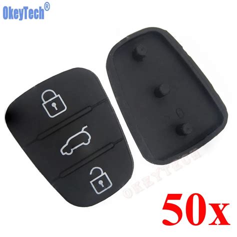 Okeytech Pcs Lot Buttons Car Remote Key Rubber Case Button Pad Fit