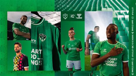 Saint Étienne 2023 24 Hummel Home Kit Revealed Football Shirt Culture