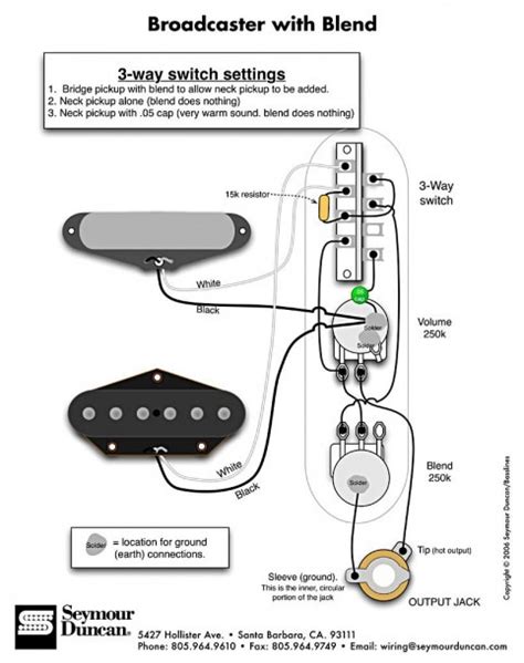 Telecaster 3 Pickup Wiring Diagram