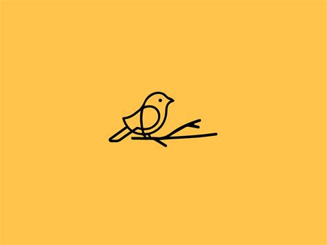 bird logo || minimalist logo :: Behance