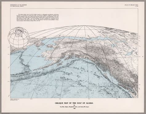 Oblique Map of the Gulf of Alaska. : U.S. Geological Survey : Free Download, Borrow, and ...