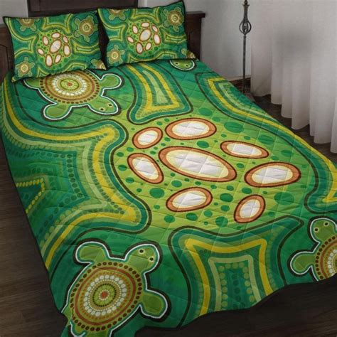 AIO Pride Aboriginal Quilt Bed Set Indegenous Dot Painting Art AIO