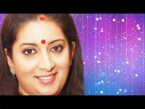 Smriti Irani Biography Youtube