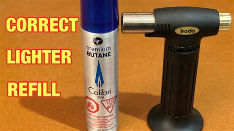 How To Fill A Butane Torch Lighter Properly Youtube