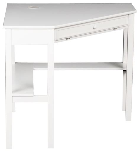 Customer Reviews SEI Furniture Corsica Corner Computer Desk White