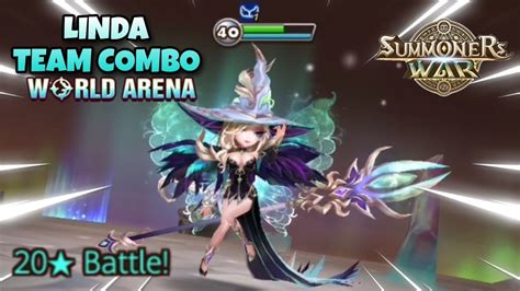 Linda Team Combo In World Arena Summoners War Youtube