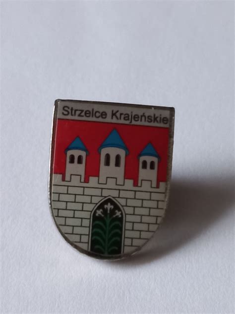 Herb miasta Strzelce Krajeńskie przypinka pin Siedlce Kup teraz na