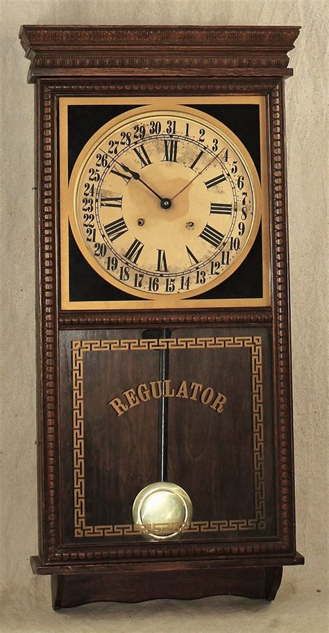 Antique Regulator Clock