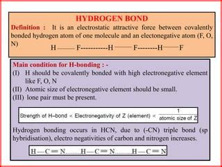 H Bonding PPT