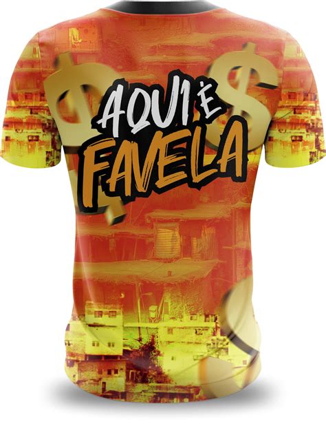 Camiseta Aqui Favela Quebrada Mandrake Elo