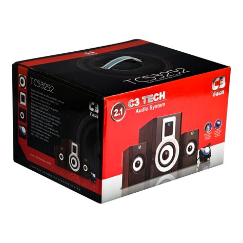 Caixa De Som C3 Tech Tcs3252 Speaker 2 1 14w Rms Subwoof R 269