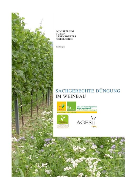 Pdf Sachgerechte D Ngung Im Weinbau Sachgerechte D Ngung Im Weinbau