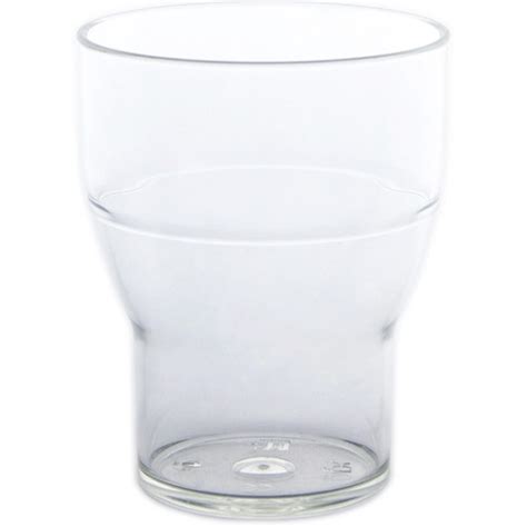 Set 12 Vasos 25 Cl Irrompible Policarbonato Transparente