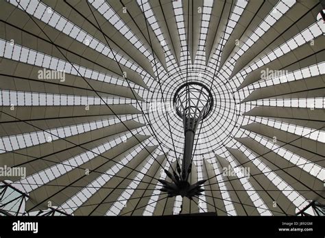 The Sony Center Building A Modern Complex Located At The Potsdamer