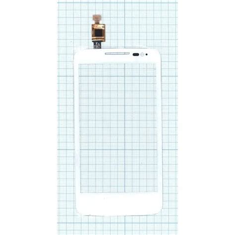 Touch Glass Touchscreen For Alcatel One Touch M Pop X White