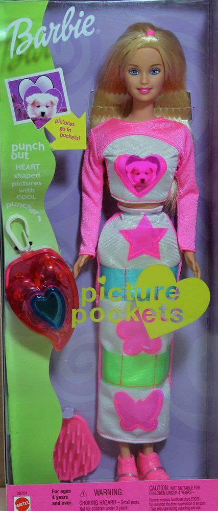 Picture Pockets Barbie 2000 Nrfb Mint W Ln Box 28701 For Sale Vintage