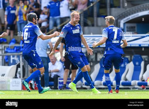 Karlsruhe Germany 03rd Aug 2019 Jubilation After Goal To 3 1