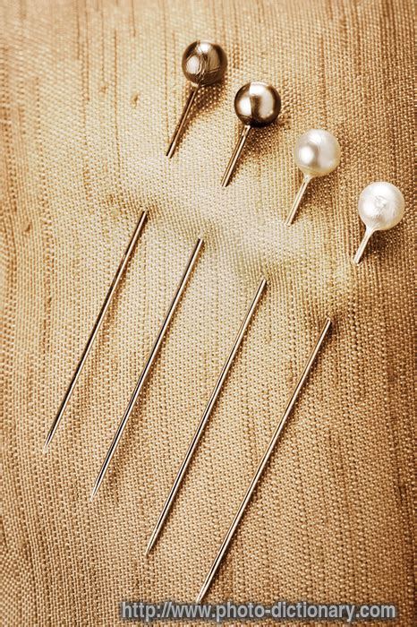 sewing pins - photo/picture definition at Photo Dictionary - sewing ...