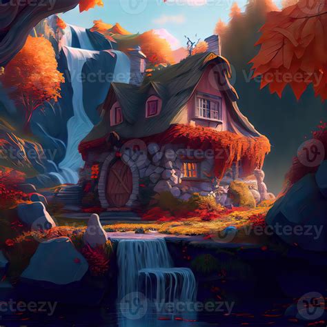 Elven Cottage House 22717817 Stock Photo At Vecteezy