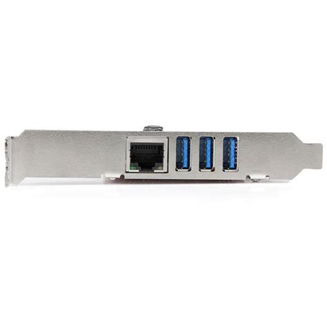 Startech Port Usb And Port Gigabit Ethernet Pci Express