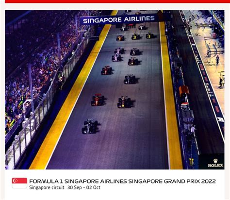 F1 Singapore 2022 2 X 3 Day Tickets For Connaught Grandstand Tickets