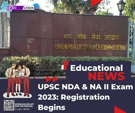 UPSC NDA NA II Exam 2023 Registration Begins Edunovations