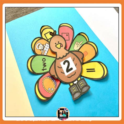 Subitizing Craft Thanksgiving Turkey Math Craft Made By Teachers