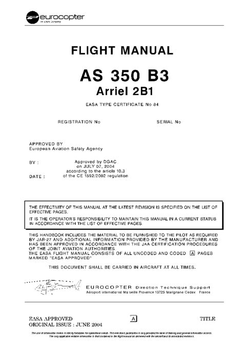 Eurocopter As350 Master Maintenance Manual 6
