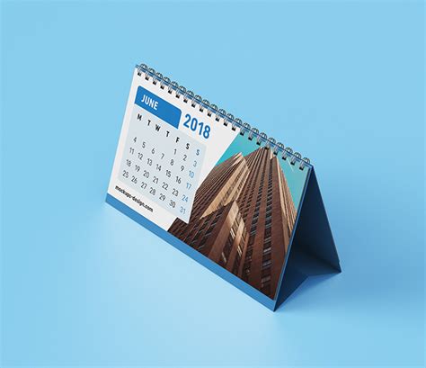 Free desk calendar mockup - Mockups Design