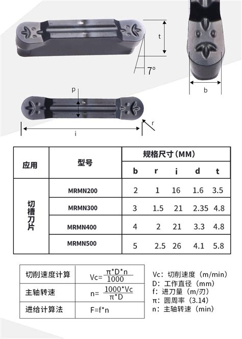 Mrmn Solid Carbide Cutting Grooving Inserts