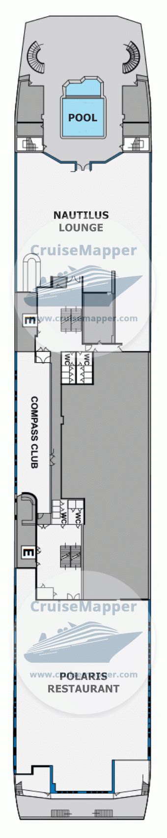 Ocean Endeavour Deck 6 Plan Cruisemapper