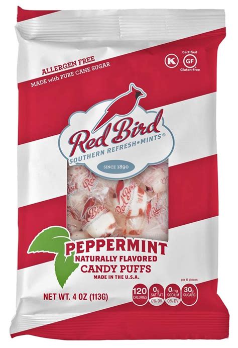 Buy Red Bird Cotton Candy Candy Puff Mints With Peppermint Candy Puffs