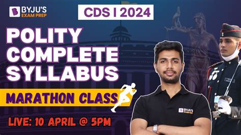 CDS 2024 I Polity Complete Syllabus I CDS Polity Marathon Polity For