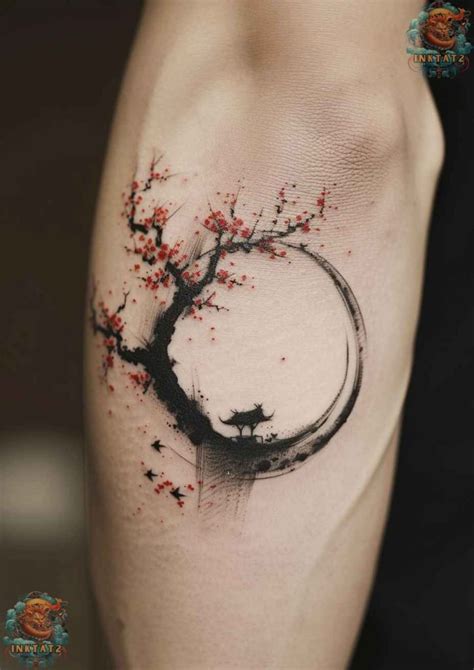 The Art and Symbolism of Cherry Blossom Tree Tattoo Designs: A ...