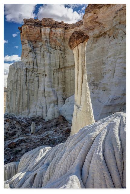 Pierre Leclerc Solitude Of The Hoodoos Canvas Art 32 X22