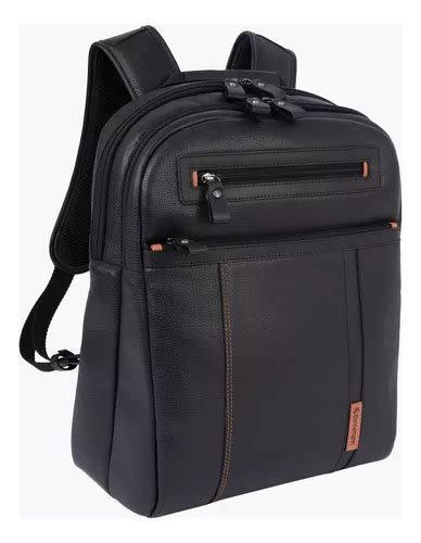 Mochila De Couro Bennemann Para Notebook Office Paris Parcelamento