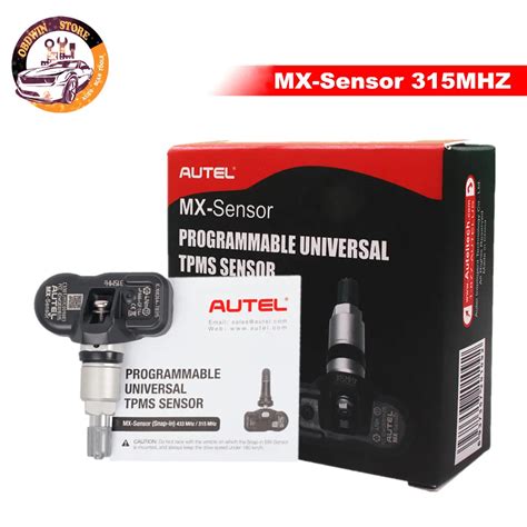 Autel MX Sensor 433MHZ 315 MHZ Programmable Universal TPMS Sensor