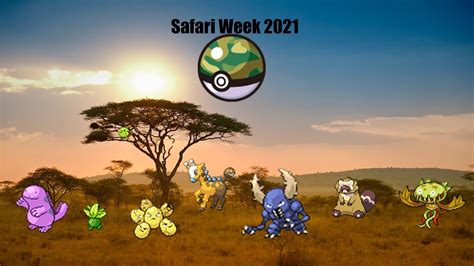 Live 8 Safari Zone Shinies Safari Week 2021compilation YouTube