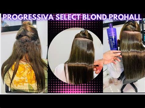 Prohall Select Blond Progressiva Org Nica Matizadora Em Cabelos Pretos