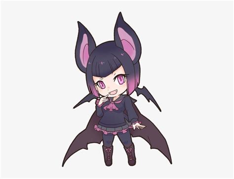 Cute Bat Girl - Kemono Common Vampire Bat - Free Transparent PNG