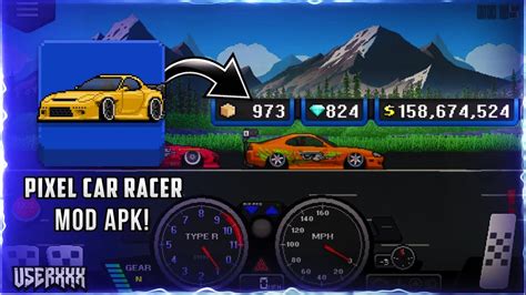 Pixel Car Mod Apk - Pixel Car Racer - Mod Apk 1.1.80 - Unlimited Money and Gems + Boxes ...