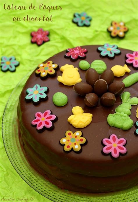 Gâteau De Pâques Au Chocolat Facile Amandine Cooking