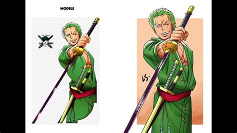 Comment Dessiner Zoro One Piece Youtube