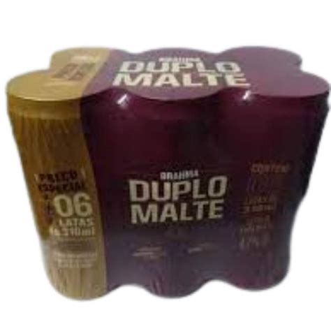 Cerveja Brahma Duplo Malte Lata 310ml c 6un O Seu Verdurão