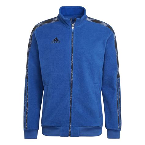 Adidas House Of Tiro Fleece Treningsjakke Blå Torshov Torshov Sport