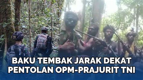 Kena Tembak TNI Satu Pentolan OPM Diseret Temannya Kabur Masuk Ke