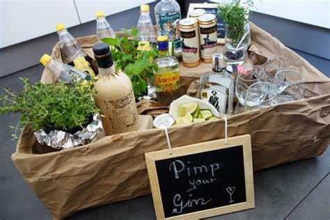 Pimp Your Gin Eine Gin Bar Für Die Feier Einfach Und Schnell Selbst