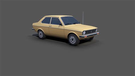 Volkswagen Derby 1977 3D model - TurboSquid 1744223