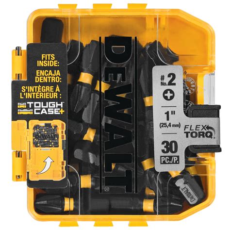 IMPACT READY Screwdriving Bit Sets With ToughCase System DEWALT